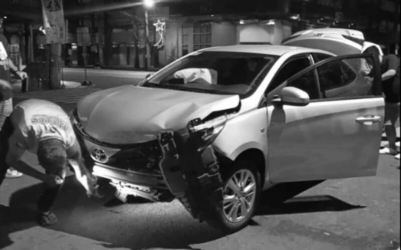 Bacolod rent a car accident